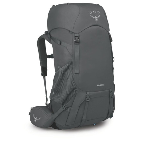 Turistički ruksak Osprey Rook 50 siva dark charcoal/silver lining