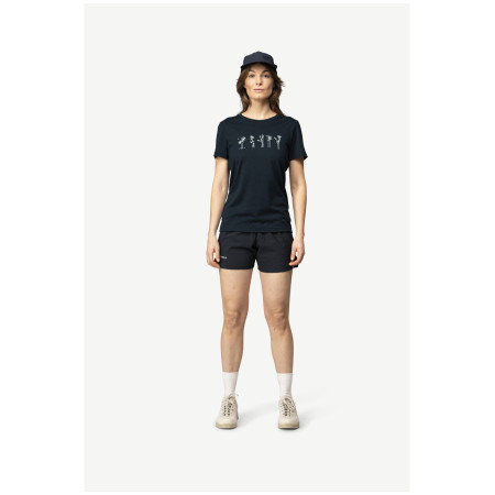 Ženska majica Devold Classic "Flowers" Tee Wmn
