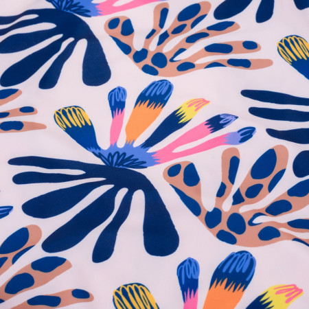 Dječji kupaći Aquawave Salava Jr - Summer Beige Flower Print