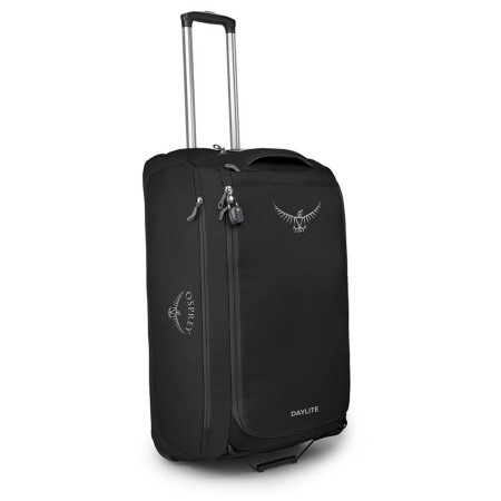 Kofer za putovanja Osprey Daylite Wheeled Duffel 85 crna Black