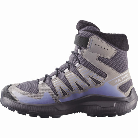 Dječja obuća Salomon Xa Pro Winter Wp J Nine Iron-Gull-Cosmic Sky