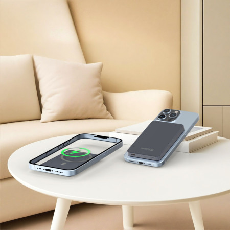 Prijenosna baterija powerbank Swissten Fusion 5000 mAh Magsafe