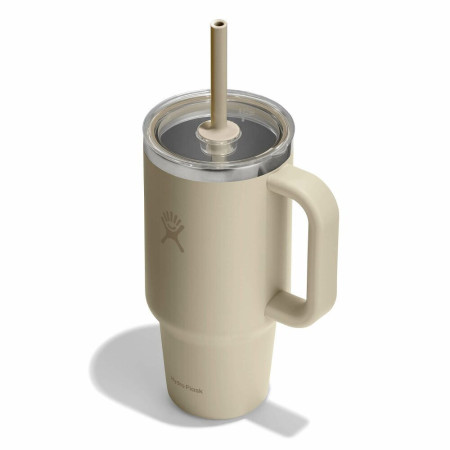 Termos Hydro Flask 32 Oz Travel Tumbler Clear Lid