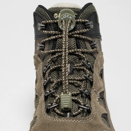 Vezice za cipele Lock Laces Boot kaki Camo Boot