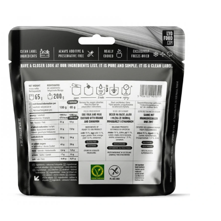 Desert Lyo food Crema Catalana