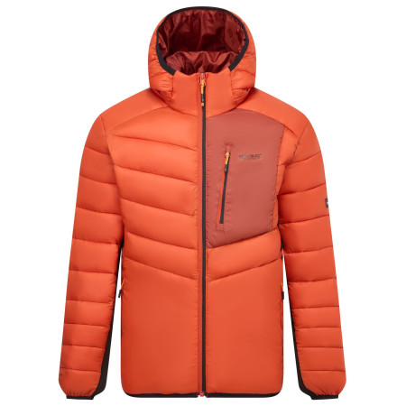 Muška hibridna jakna Regatta Hooded Leedre Hybrid narančasta RoibsT/Bk/BH