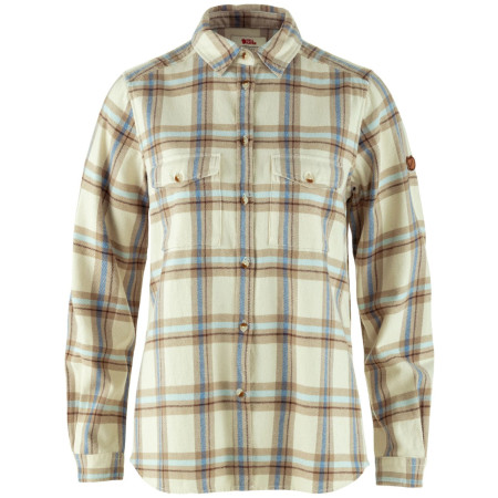 Ženska košulja Fjällräven Övik Heavy Flannel Shirt W bež Chalk White-Fossil