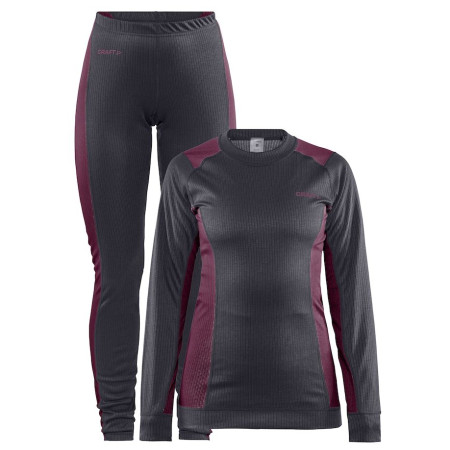 Ženski set Craft Core Dry Baselayer siva AsphaltPeak