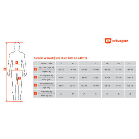 Muški biciklistički šorc Etape Elite 2.0