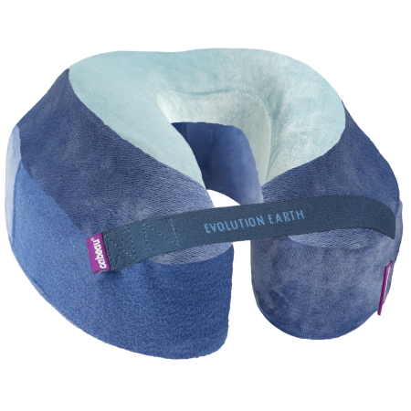 Jastuk za putovanje Cabeau Evolution Earth Deluxe plava Modrá