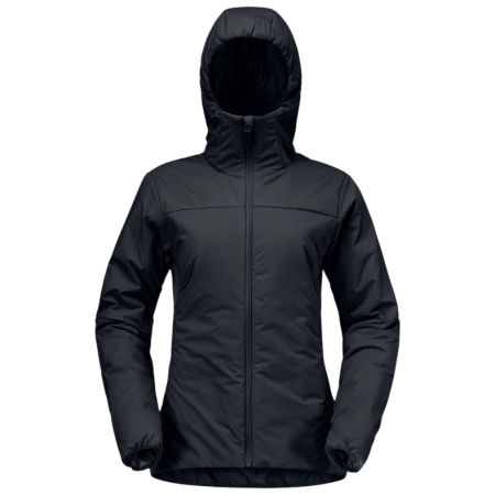Ženska zimska jakna Norrona femund thermo60 Zip Hood crna Caviar Black