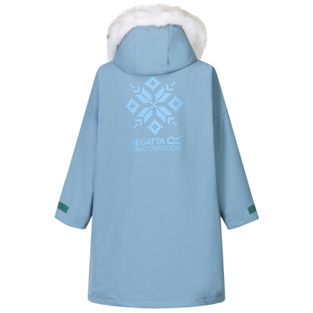 Dječji nepromočivi kaput Regatta Junior Waterproof Changing Robe Pro Grey Mirage