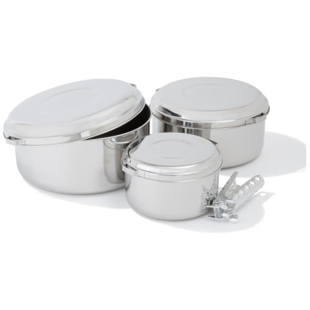 Set posuđa MSR Alpine 4 Pot Set srebrena