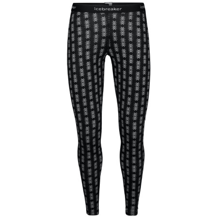 Ženske gaćice Icebreaker 200 Oasis Leggings Snow Hrtg crna Black