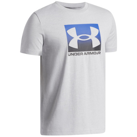 Dječja funkcionalna majica Under Armour UA B Boxed Sports Update SS Mod Gray Light Heather