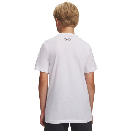 Dječja funkcionalna majica Under Armour UA B Patch Pack Wm SS White