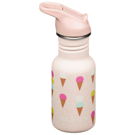 Dječja boca Klean Kanteen Kid Classic Narrow 12oz (w/Flip Seal Sport Cap) ružičasta ice cream