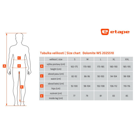 Muške hlače Etape Dolomite 2.0