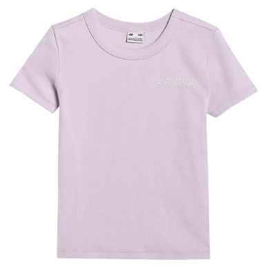 Dječja majica 4F Tshirt F2389 svijetlo ružičasta LIGHT VIOLET