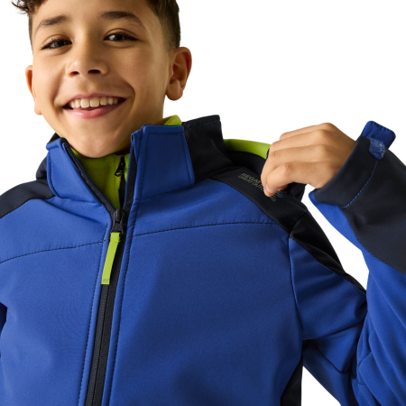 Dječja softshell jakna Regatta Haydenbury Navy/Olympian Blue