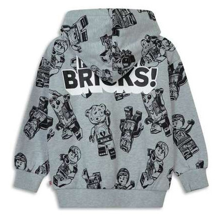 Dječja dukserica Lego Wear Lwsian 702 Grey