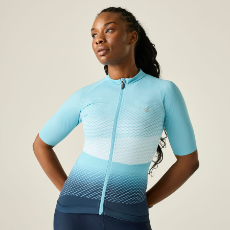 Ženski biciklistički dres Dare 2b Lightnint short sleeve printed jersey