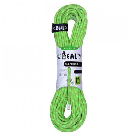 Uže za penjanje Beal Wall Cruiser 9,6 mm (30 m) zelena