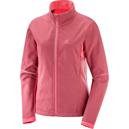 Ženska dukserica Salomon Agile Softshell Jkt W ružičasta CalypsoCoral