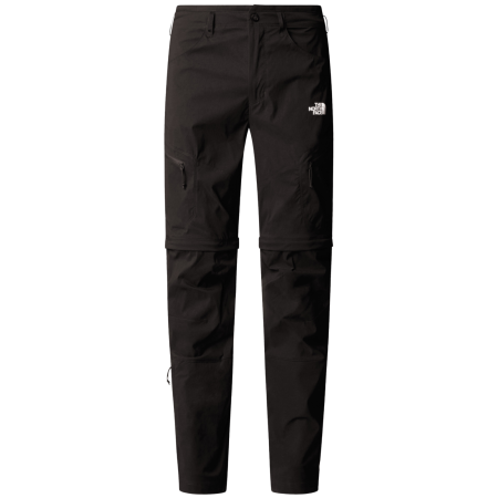 Muške hlače The North Face Exploration Reg Tapered Convertible Pants crna TNF BLACK