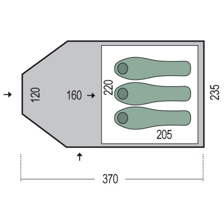 Šator Pinguin Campus 3
