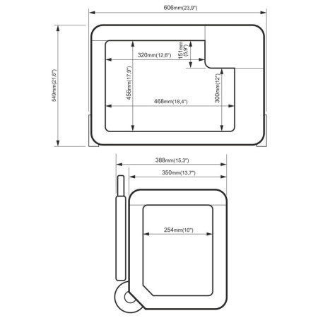 Kompresorski hladnjak Yolco BCX50