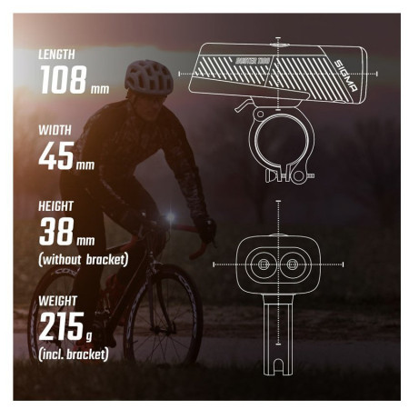 Prednje svjetlo Sigma Buster 1100