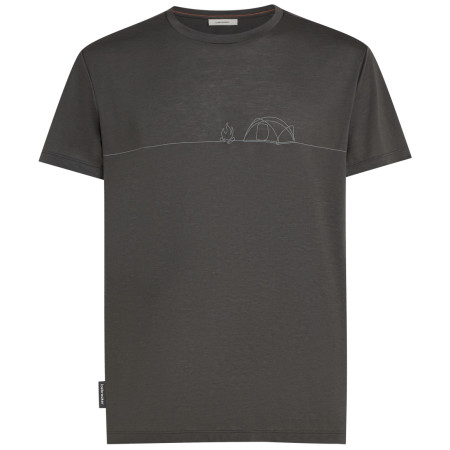Muške funkcionalne majice Icebreaker Merino Blend Core SS Tee Single Line Camp