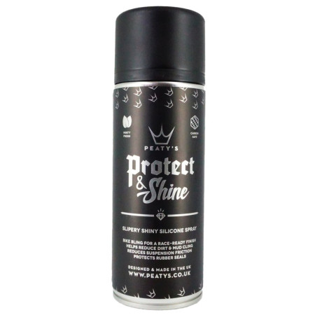 Sredstva za čišćenje Peaty´s Protect & Shine Silicone Spray crna/bijela