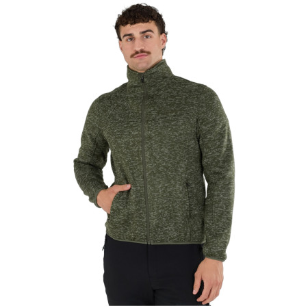 Muške funkcionalne majice dugih rukava Fundango Cruz Knit Fleece Jacket masine oliv