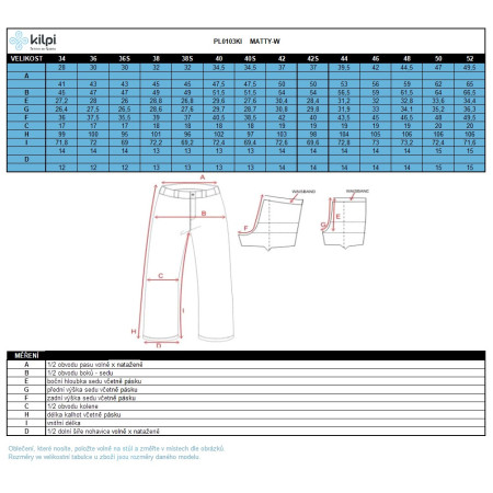 Ženske hlače Kilpi Matty-W