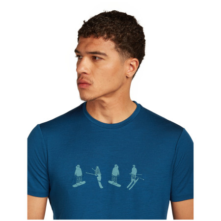 Muška majica Icebreaker Men Merino 150 Tech Lite SS Tee Snow Day