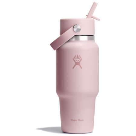 Termos Hydro Flask Wide Flex Straw Travel Bottle 24 Oz svijetlo ružičasta trillium