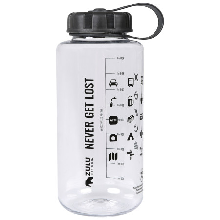 Boca Zulu Travel Tritan Wide 1L transparentna, prozirna transparent