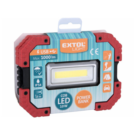 Svjetlo Extol reflektor LED s powerbankou