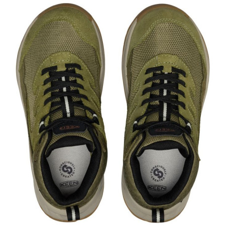 Dječja obuća Keen Hightrail Mid Wp Youth Dark Olive