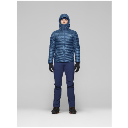 Muška pernata jakna Norrona trollveggen down800 super light Hood