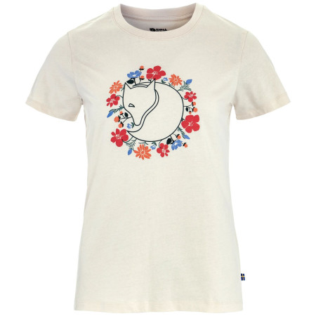 Ženska majica Fjällräven Fjällblomster Fox T-shirt W bijela Chalk White