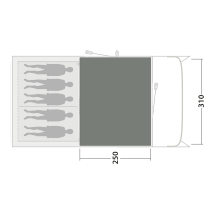 Tepisi za šator Outwell Cozy Carpet Denver 5