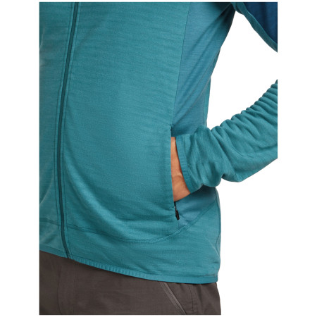 Muške funkcionalne majice dugih rukava Icebreaker Men Merino Blend 300 RealFleece™ Descender LS Zip