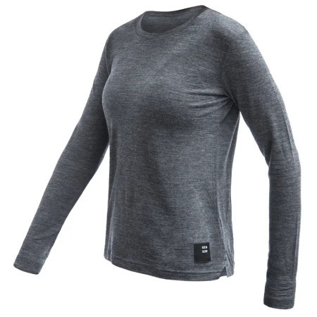 Ženska majica Sensor Merino Lite siva anthracite gray