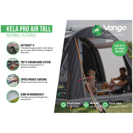 Šator za kamper Vango Kela Pro Air Low
