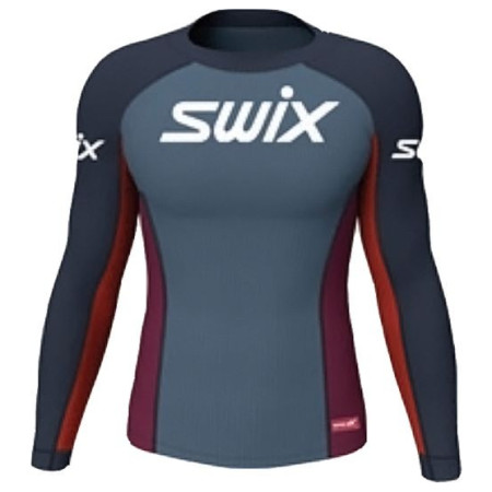 Muška majica Swix RaceX plava / crvena Dark Navy/Rhubarb Red