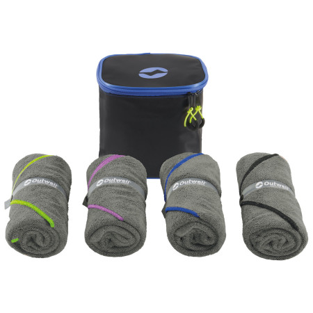 Set ručnika Outwell Seadream towel 4 pack siva
