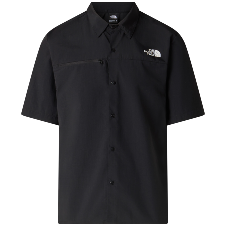 Muška košulja The North Face Packable Short Sleeve Shirt crna TNF BLACK